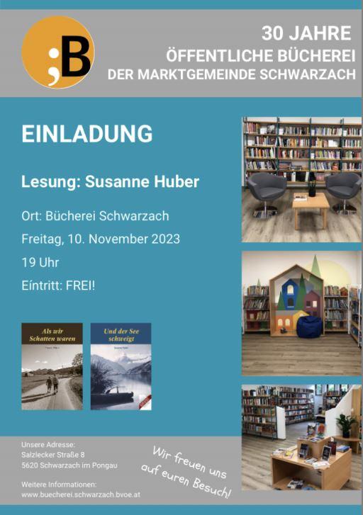 Lesung Susanne Huber Nov.2023