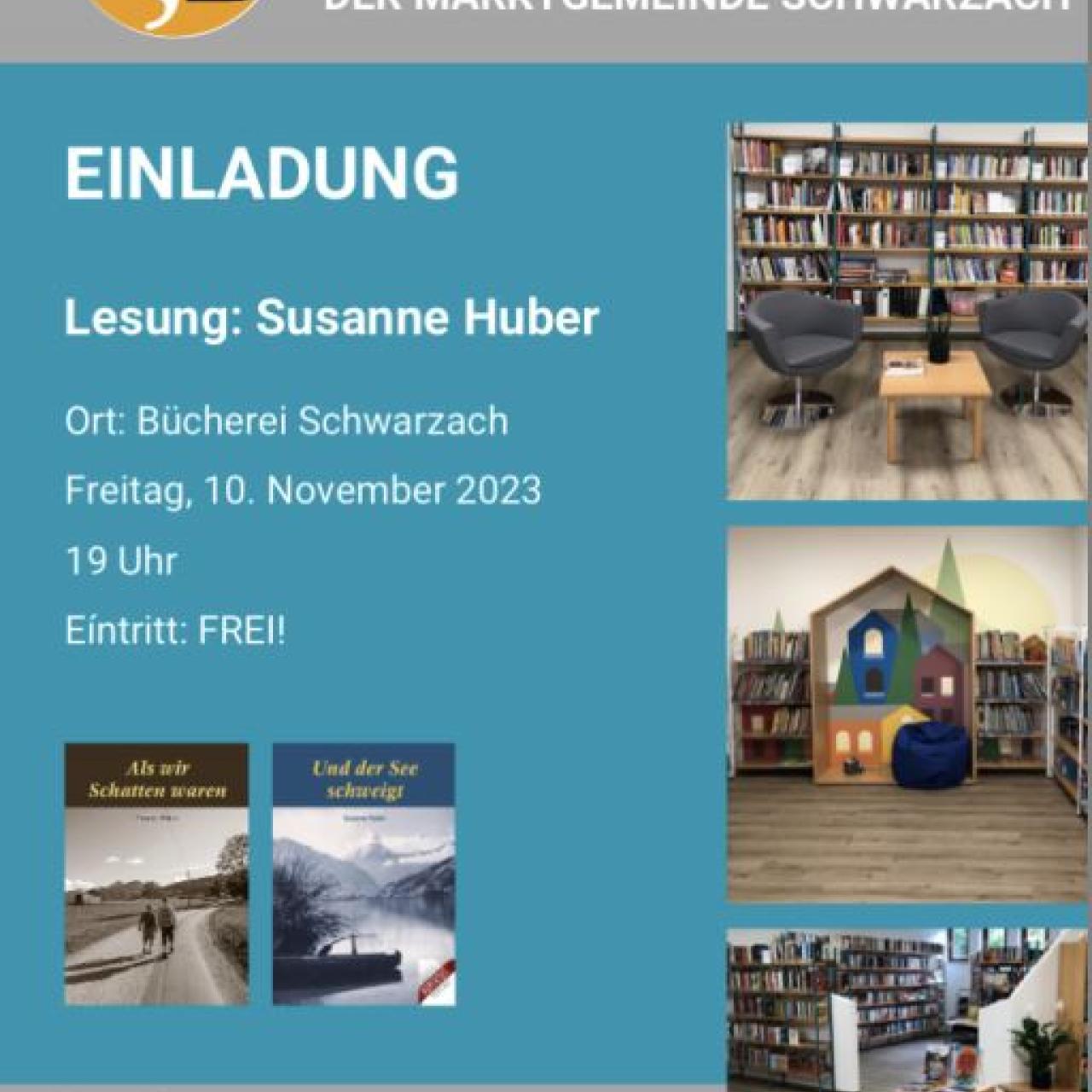 Lesung Susanne Huber Nov.2023